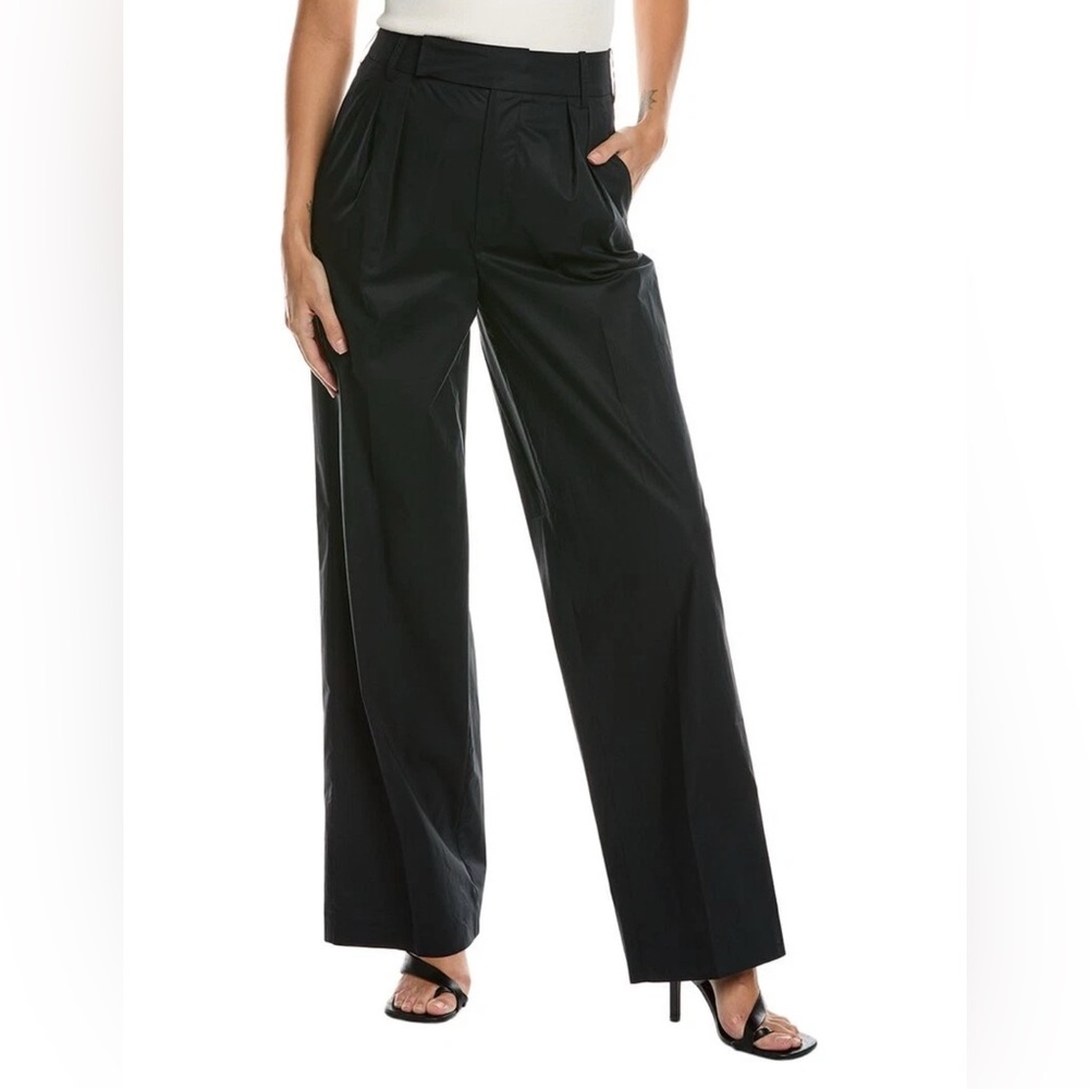 7 For All Mankind Pleated Trouser Women's Black 27 minimalist 90s chic work
